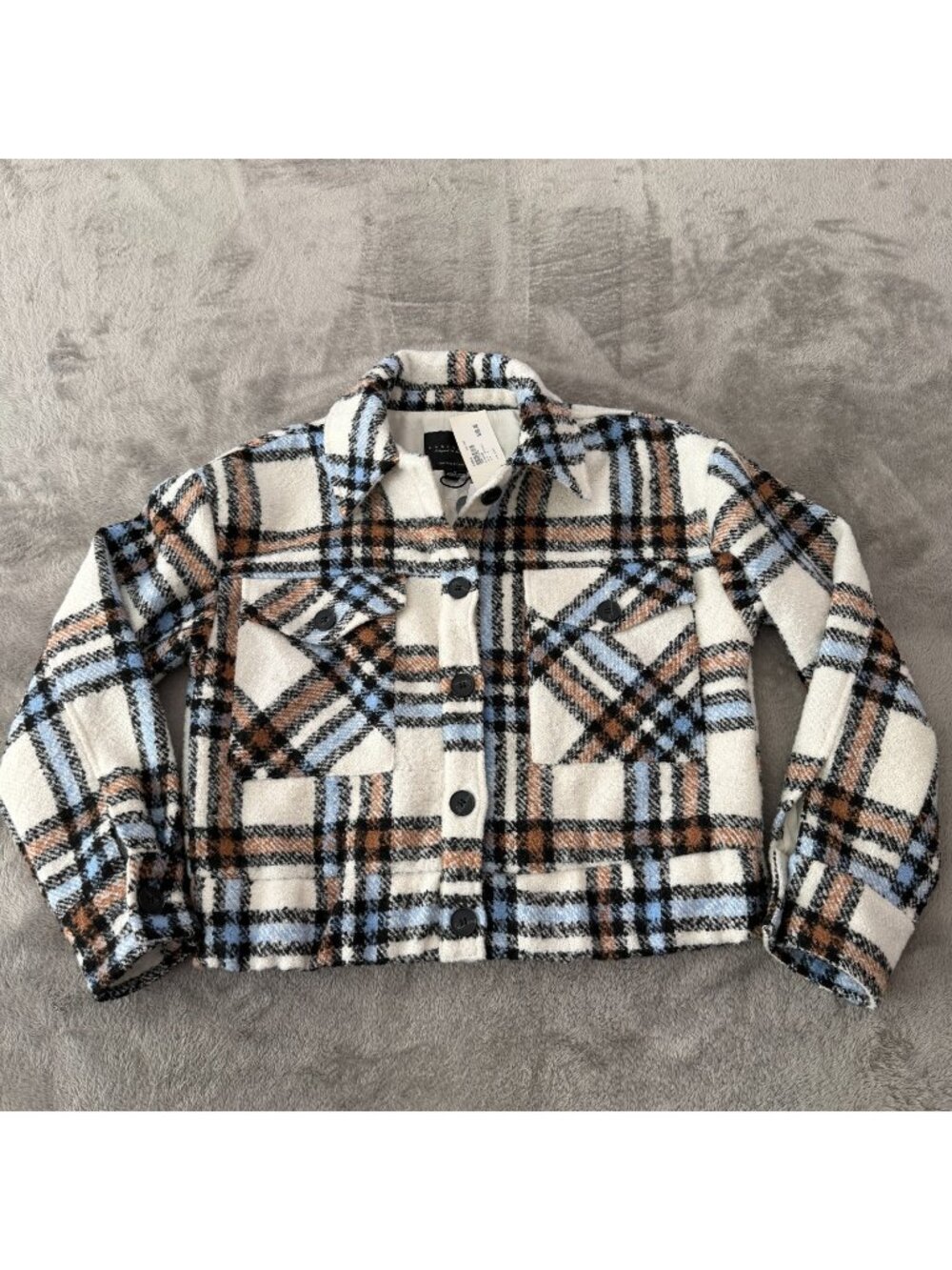 NWT Evereve Sanctuary Plaid Liv Jacket Womens SMALL